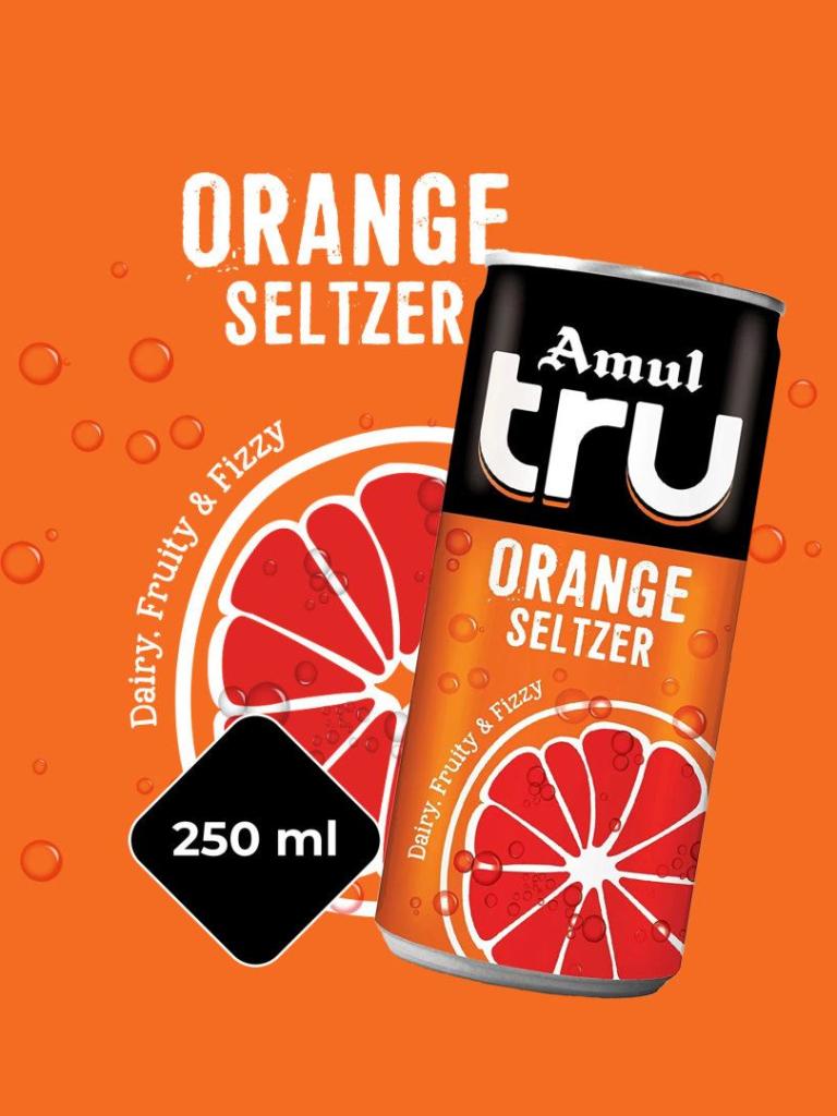 Amul ORANGE Seltzer